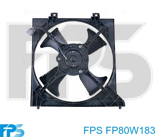 Ventilador elétrico de esfriamento montado (motor + roda de aletas) para BYD F3 