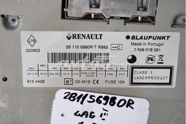Магнитола 281156980R Renault (RVI)