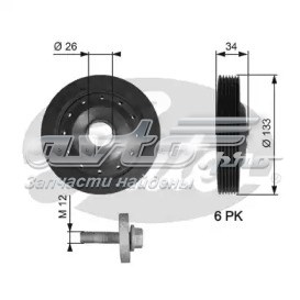 Шків колінчастого вала TVD1113A GATES