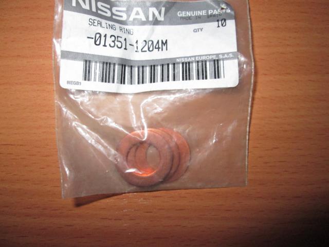 Прокладка пробки поддона двигателя Nissan 013511204M