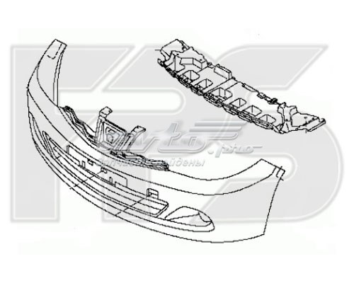 Кенгурятник FPS FP5014220 цена, от 12.67 USD