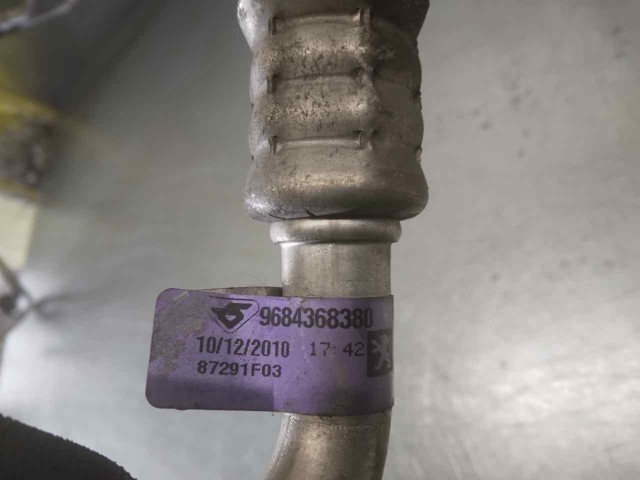 9684368380 Peugeot/Citroen Шланг кондиционера, от заднего испарителя к компрессору