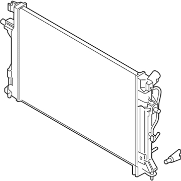 25310J7000 Hyundai/Kia radiador de esfriamento de motor