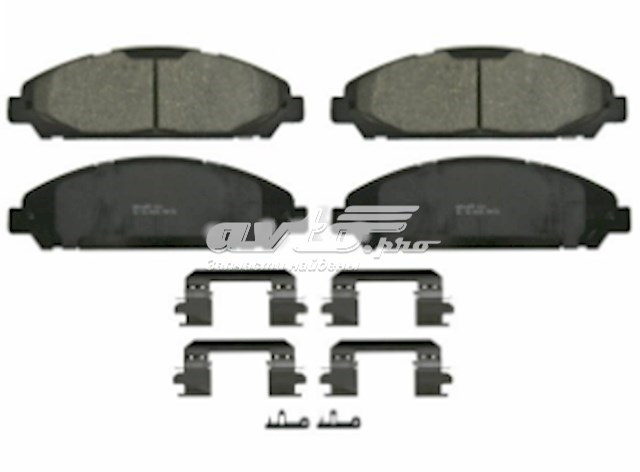 Передние тормозные колодки ZD1791 Wagner