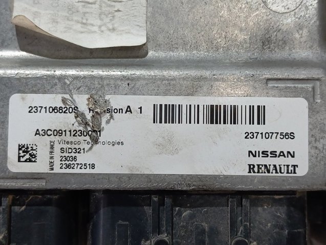 Блок управления двигателем 237107756S Renault (RVI)