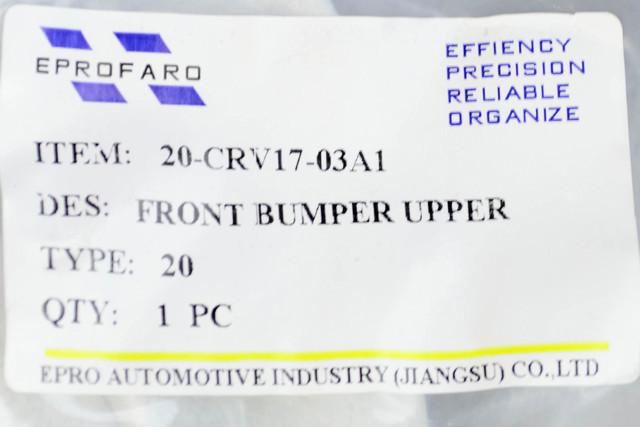 Купить 00000078594 EPROFARO Бампер передний, верхняя часть