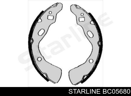 Гальма робочі задні ножні і гальмівні барабани BC05680 STARLINE