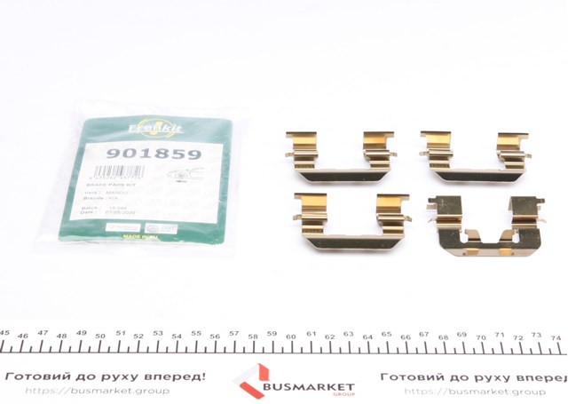 901859 Frenkit комплект пружинок крепления дисковых колодок передних