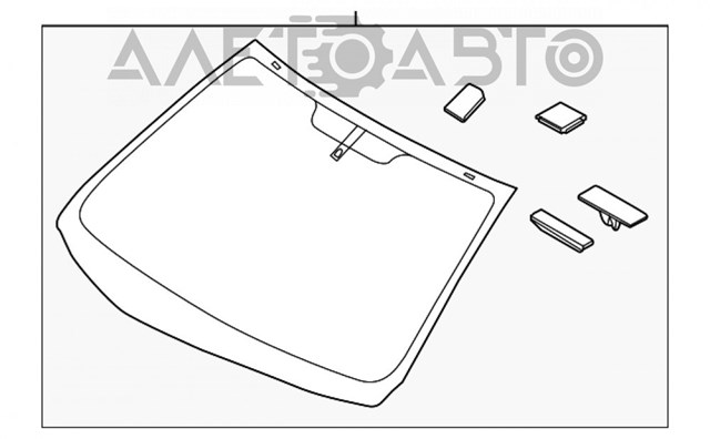 Автомобильные стекла Hyundai/Kia 86110F3010