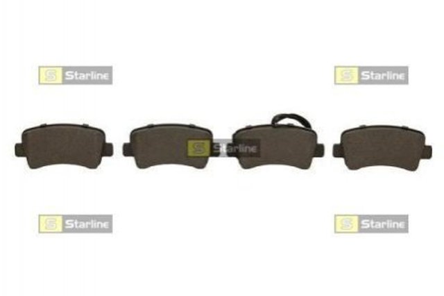 Sapatas do freio traseiras de disco BDS535 Starline