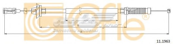 Трос газа 111963 Cofle