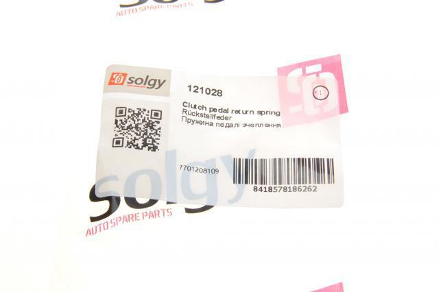 Пружина педали сцепления 121028 Solgy