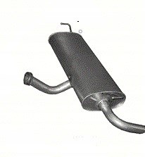 Купить Глушитель задний Ниссан Кашкай II J11