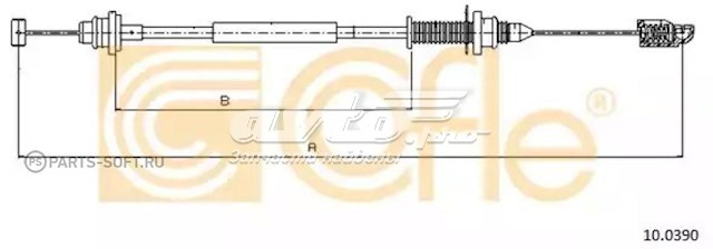 Трос газу 100390 COFLE