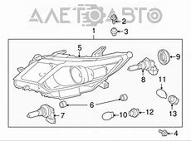 Купить FP7051R5P FPS Фара левая передняя