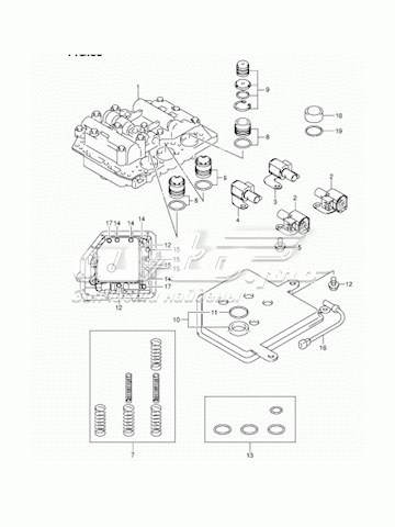 2657083E10 Suzuki filtro da caixa automática de mudança