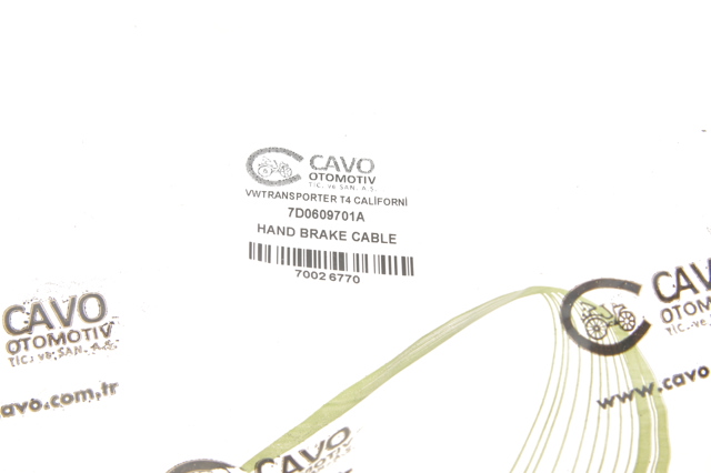 7002677 Cavo Трос ручного тормоза задний правый/левый