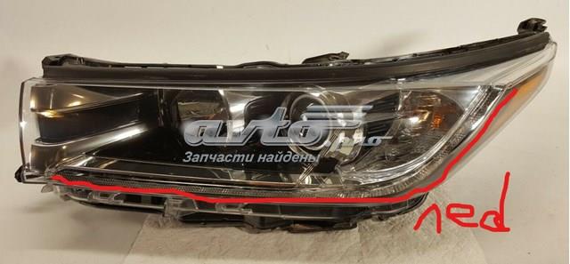 Левая фара 811500E380 Toyota