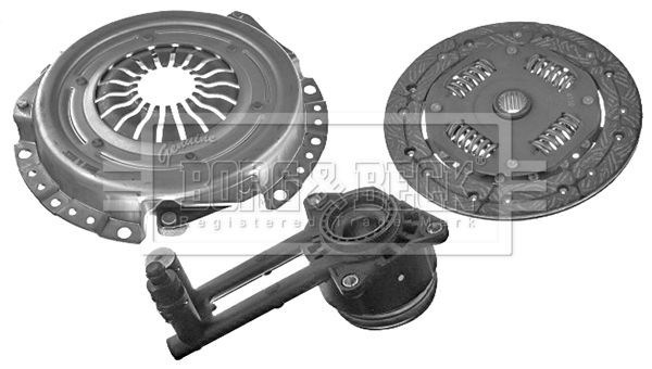 HKT1440 Borg&beck kit de embraiagem (3 peças)