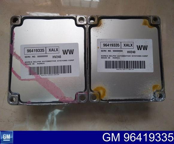  General Motors 96419335