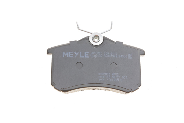 Купить 252096115 Meyle Колодки тормозные задние, дисковые