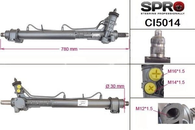 Реечный рулевой механизм MSG Rebuilding CI214R цена, от 212.99 USD