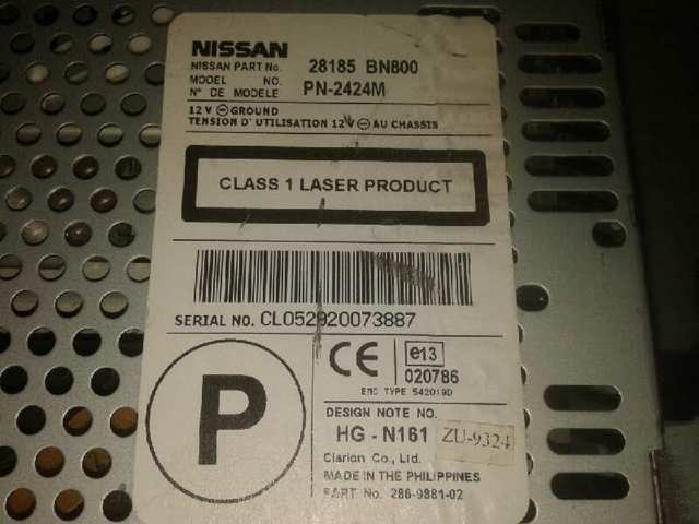 28185BN800 Nissan/Infiniti 