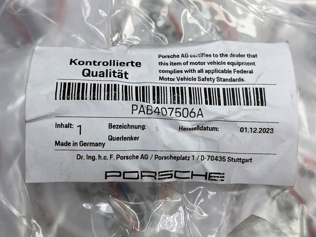 Верхний рычаг PAB407506A Porsche