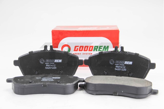 Колодки тормозные передние дисковые GOODREM RM1412