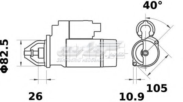 Стартер MS68 Mahle Original