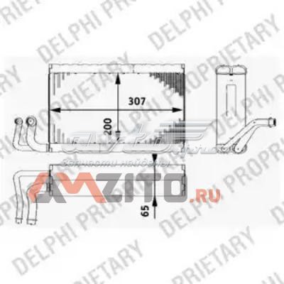 испаритель кондиционера TSP0525182 Испаритель кондиционера DELPHI TSP0525182