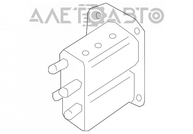 Кронштейн усилителя переднего бампера Nissan/Infiniti 622105AA0A