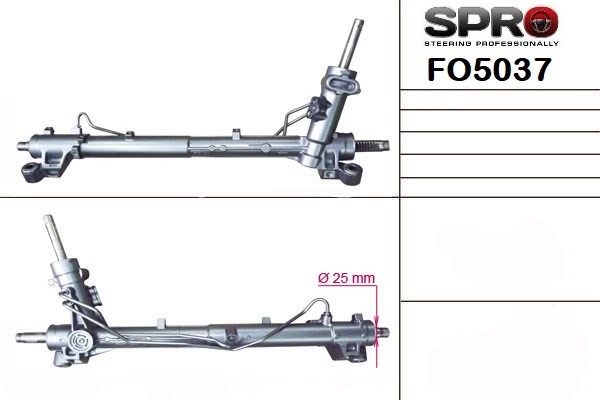 Рейка рулевая MSG Rebuilding FO237R