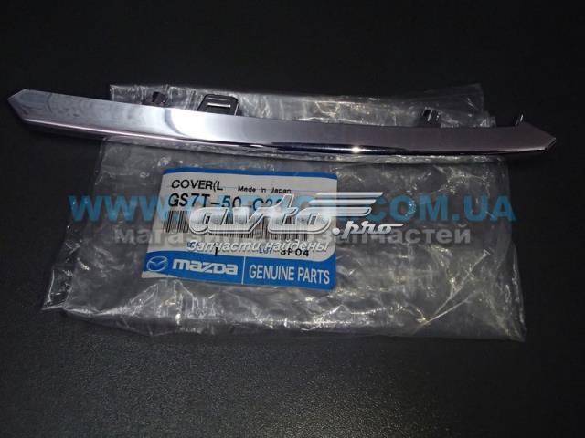 Moldura de rejilla parachoques delantero izquierda GS7T50C23 MAZDA