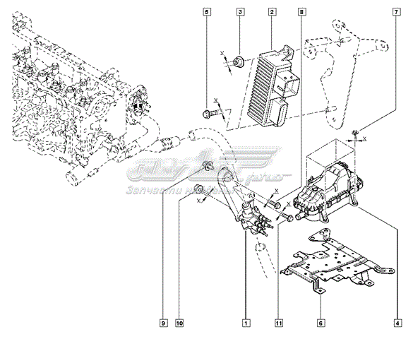 Електропідігрівач охолоджуючої рідини 8200573138 RENAULT