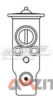 Válvula TRV de aparelho de ar condicionado para Mitsubishi Pajero (KH)