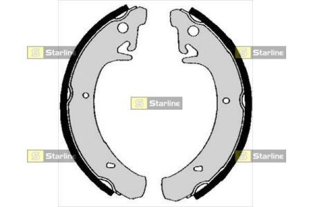 Барабанные колодки Starline BC04830