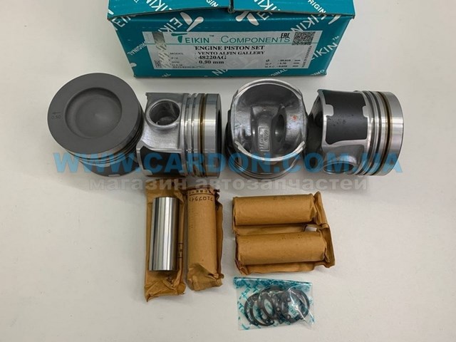 Pistão (kit para um motor), 2ª reparação ( + 0,50) para Skoda Fabia (5J2)