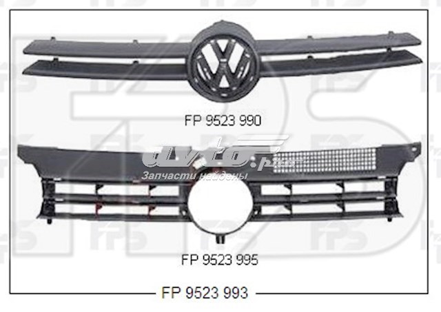 FP9523993 FPS grelha do radiador