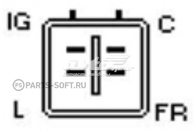 реле-регулятор генератора, (реле зарядки) YR610 реле-регулятор генератора, (реле зарядки) YR610