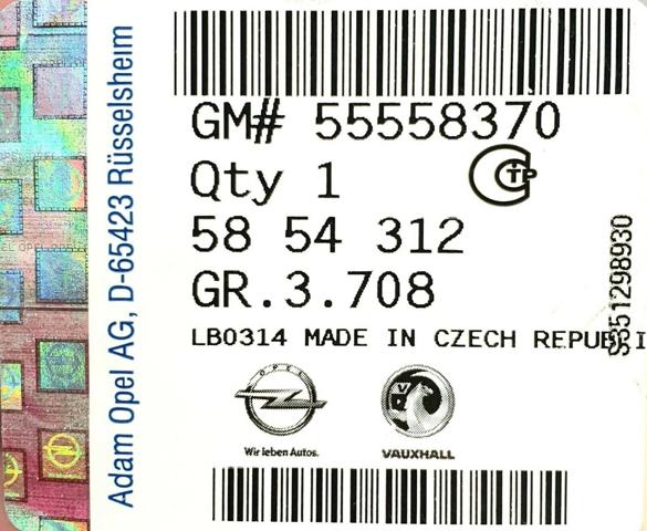 Прокладка катализатора передняя General Motors 55558370 цена, от 2.69 USD