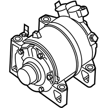 Компрессор кондиционера 92600ZL91A Nissan