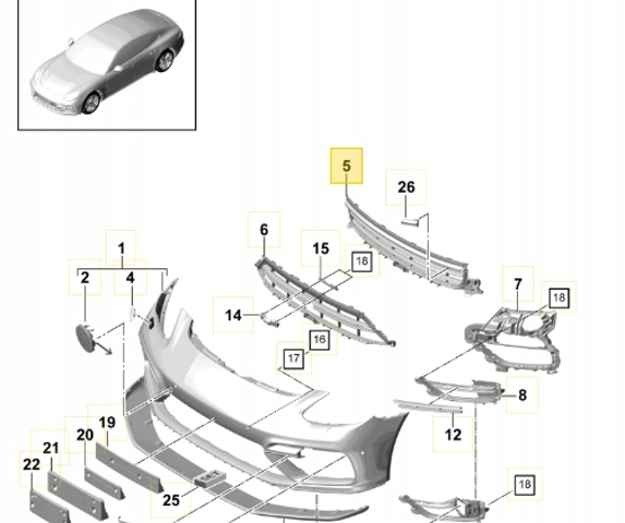 Купить 971807683LOK1 Porsche 