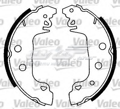 95618244 Peugeot/Citroen sapatas do freio traseiras de tambor