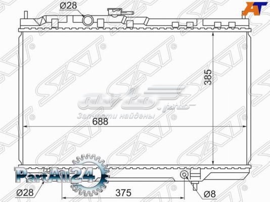 Радиатор NS0001B10 SAT