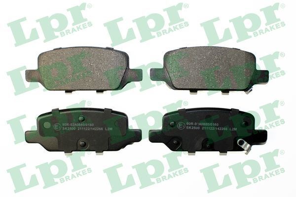 Задние тормозные колодки 05P2266 LPR