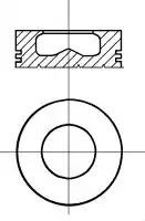 WG1175265 Поршень в сборе WILMINK GROUP WG1175265