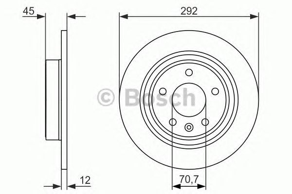 986479646 Bosch Дисковый тормоз