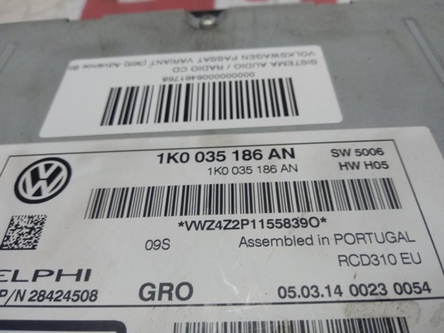 Автомагнитола VAG 1K0035186AN