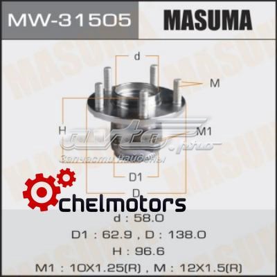MW31505 Masuma Ступица задняя